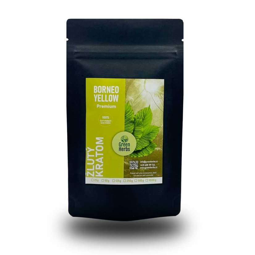 Žlutý kratom - Borneo Yellow