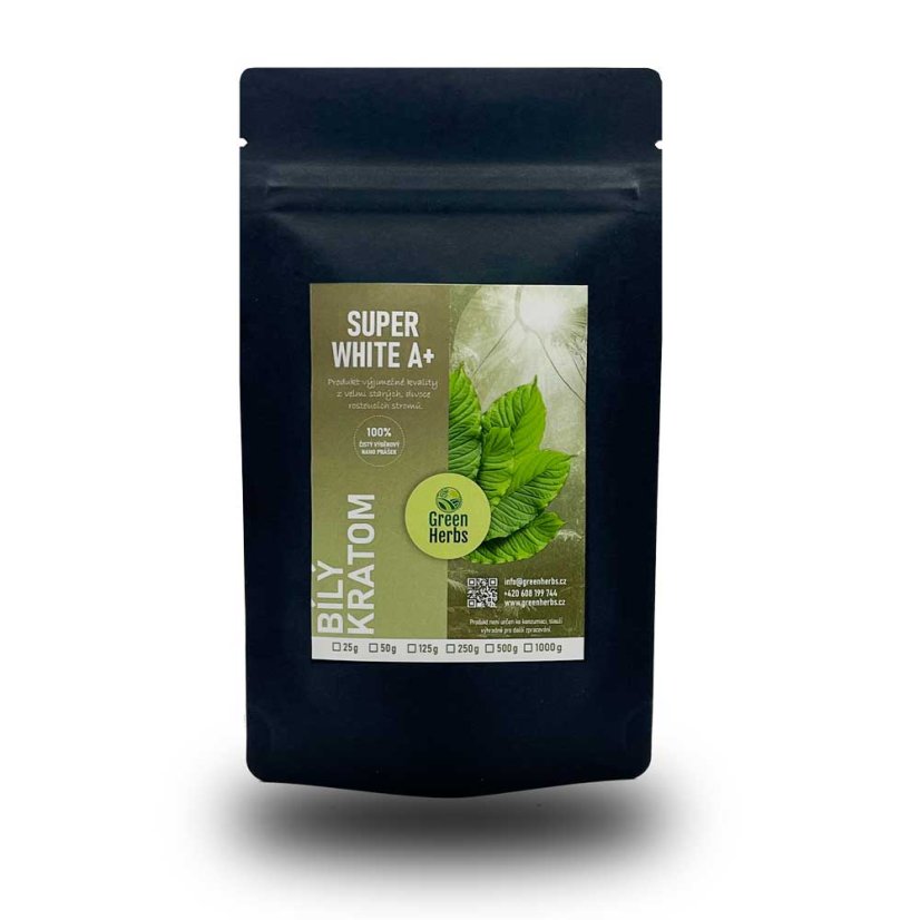 Bílý kratom - Super White